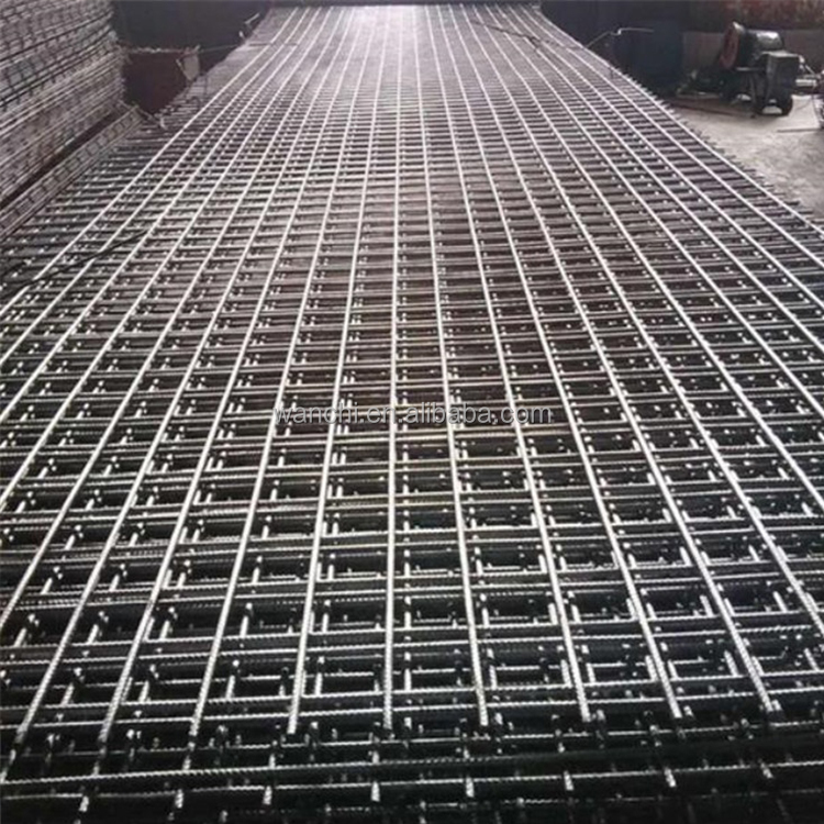Heavy Duty Welded Wire Mesh Sheets 10 Gauge Steel Concrete Reinforcing Mesh for Building Foundations and Bridge Construction