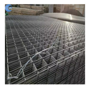Electro Galvanized Iron Wire Mesh Fence Black PVC Coated Welded Panel with Bending & Cutting Services Square Hole Shape Net
